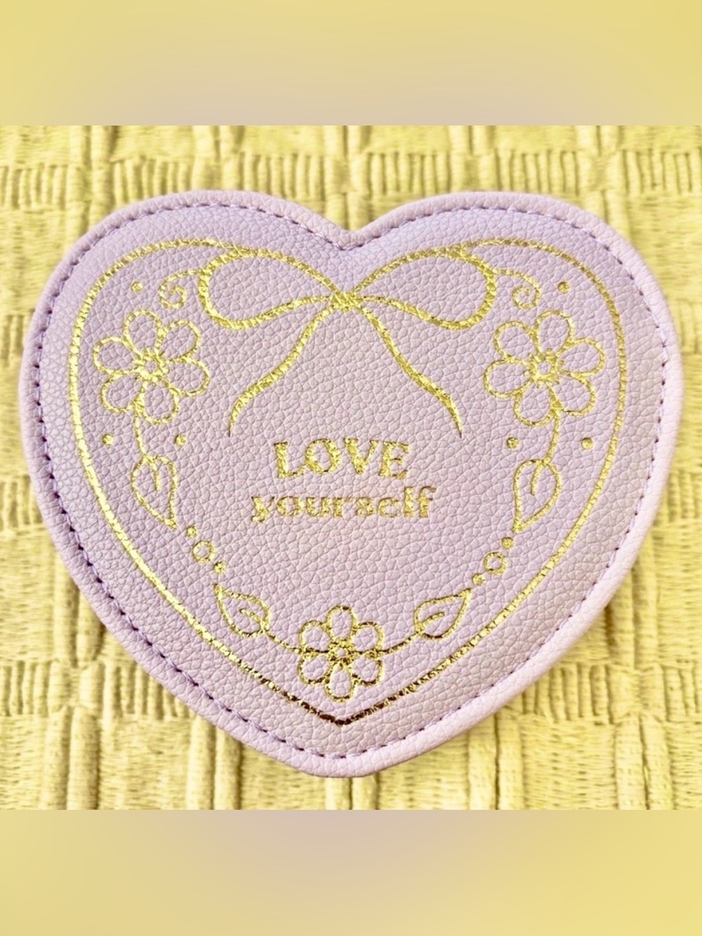 LITTLE WORDS PROJECT *Limited Edition* Lavender Heart Love Yourself Jewelry Box